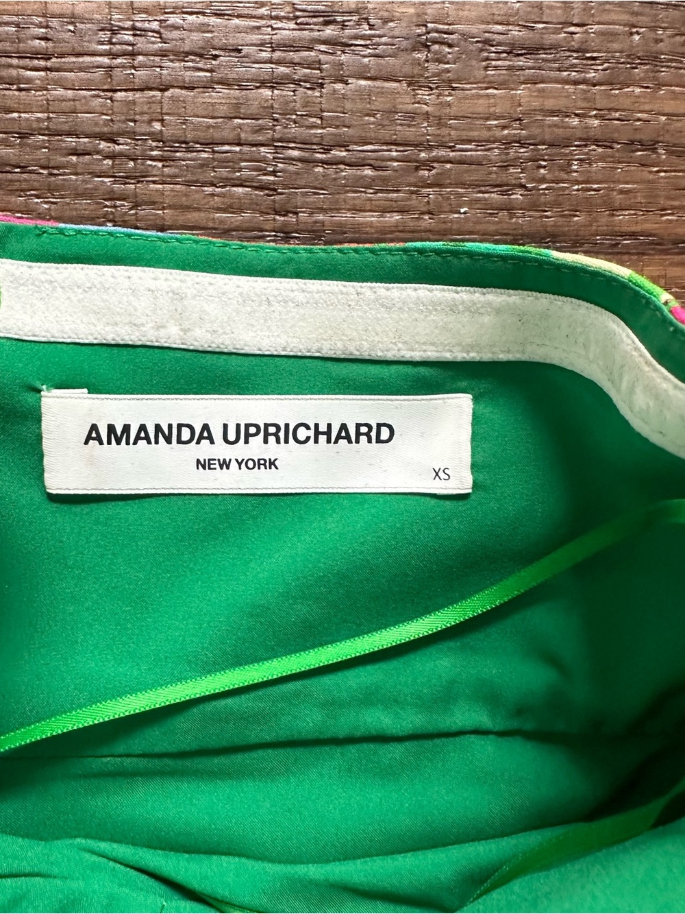 Amanda Uprichard Mallorca Top One Shoulder Ruffle Tropical Resort Vacation XS - Picture 5 of 5